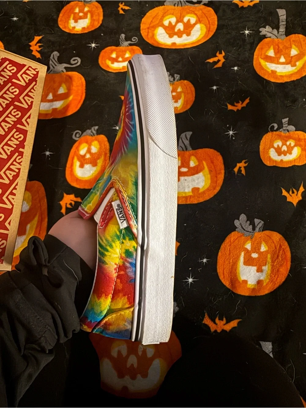 Vans Tie-Dye Slip-On Sneakers - Rainbow Spiral
